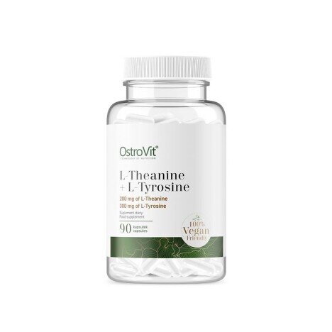 Theanine + Tyrosine VEGE (Teanina + Tirozina) 90 Capsule, OstroVit